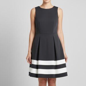 BLACK & WHITE CLAVIN KLEIN DRESS
